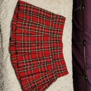 Women's plaid skirt